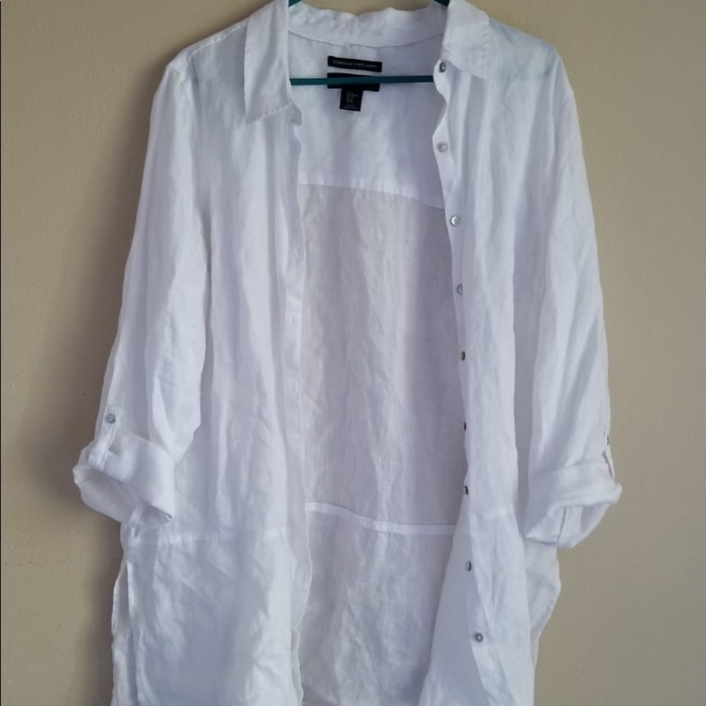 White Button Up Blouse